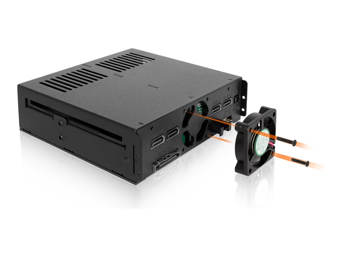 Icy Dock ExpressCage MB324SP-B - Gehäuse für Speicherlaufwerke mit Lüfter - 2.5" (6.4 cm)