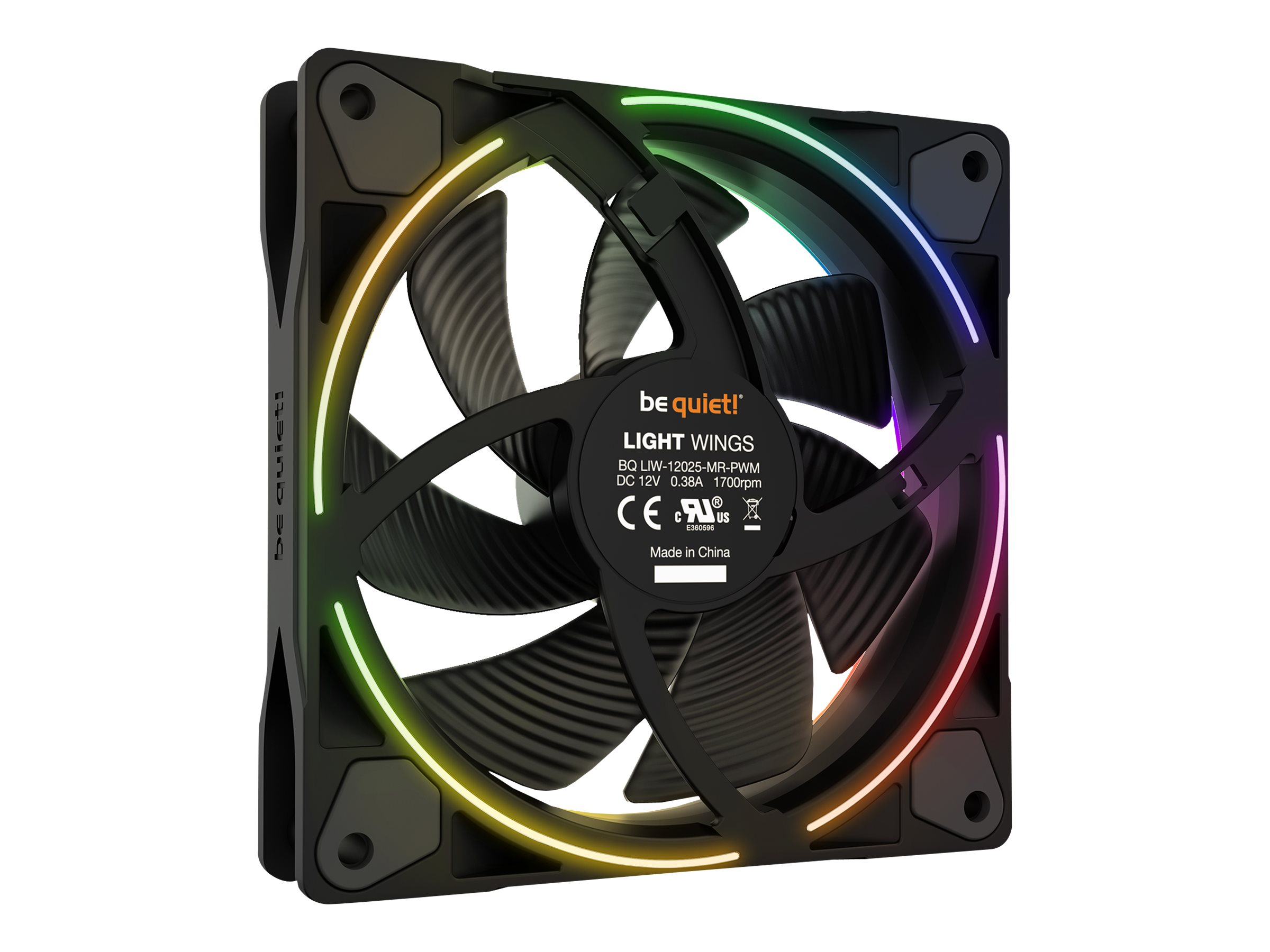 Be Quiet! Light Wings - Gehäuselüfter - PWM - 120 mm