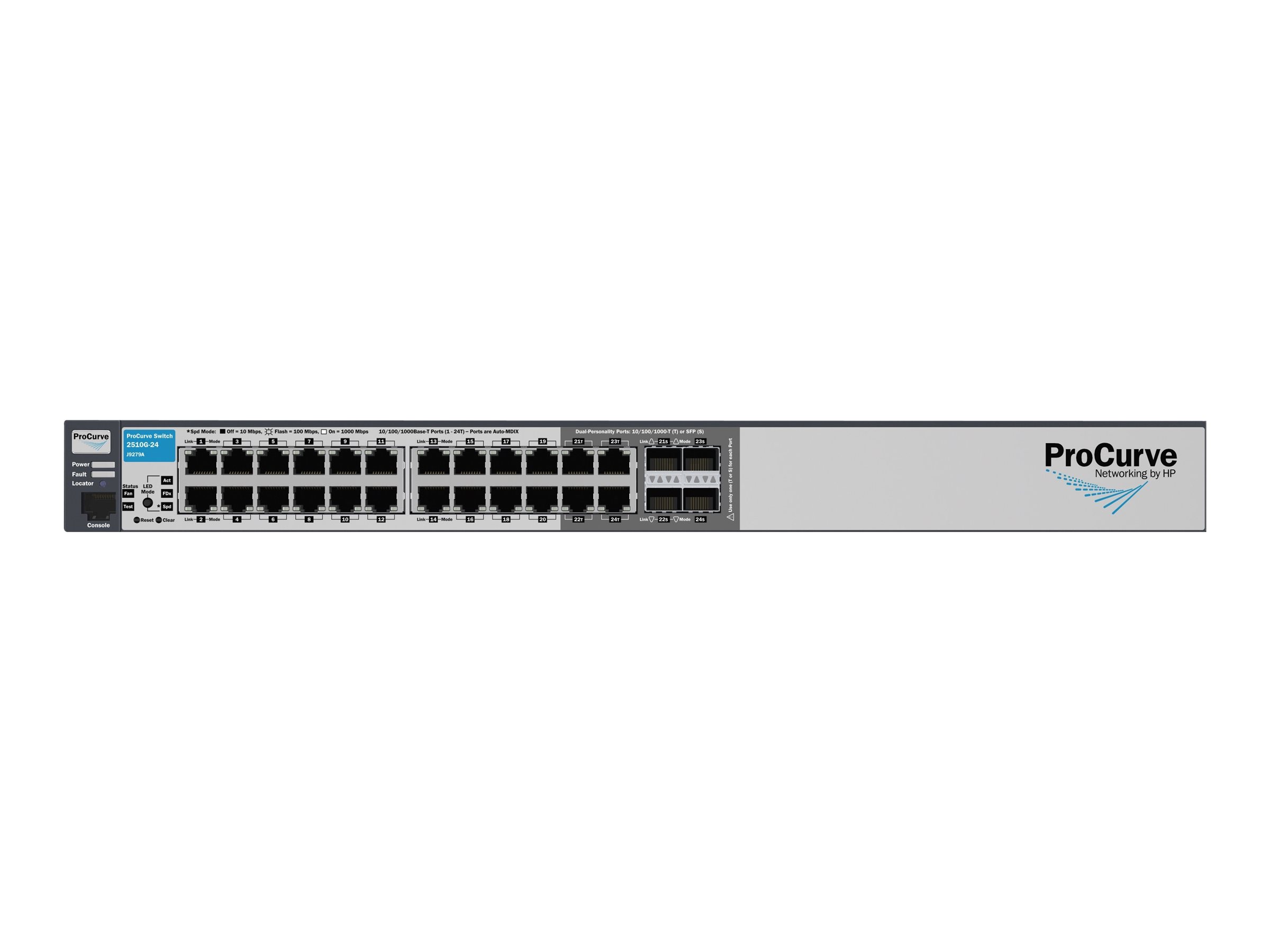 HPE ProCurve 2510G-24 Switch - Switch - managed