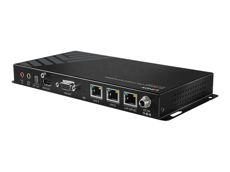 Lindy 4K HDMI & USB Over IP Extender - Receiver