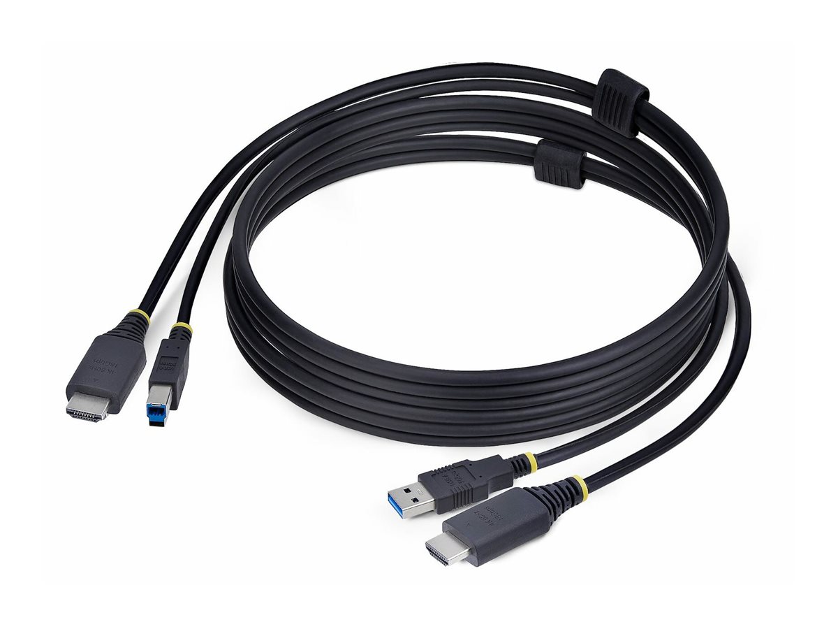 StarTech.com 6ft (1.8m) HDMI and USB 5Gbps KVM Cable - Tastatur-  Video-  Maus- (KVM-)