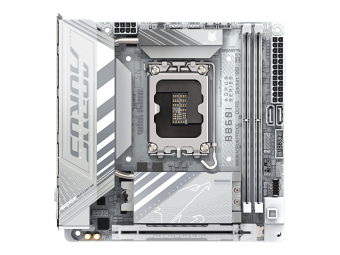 Gigabyte AORUS B860I PRO ICE - Motherboard - Mini-ITX - LGA1851 Sockel - B860 Chipsatz - USB4, USB-C 3.2 Gen2, USB 3.2 Gen 1, USB 3.2 Gen 2 - Bluetooth, 2.5 Gigabit LAN, Wi-Fi 7 - Onboard-Grafik (CPU erforderlich)