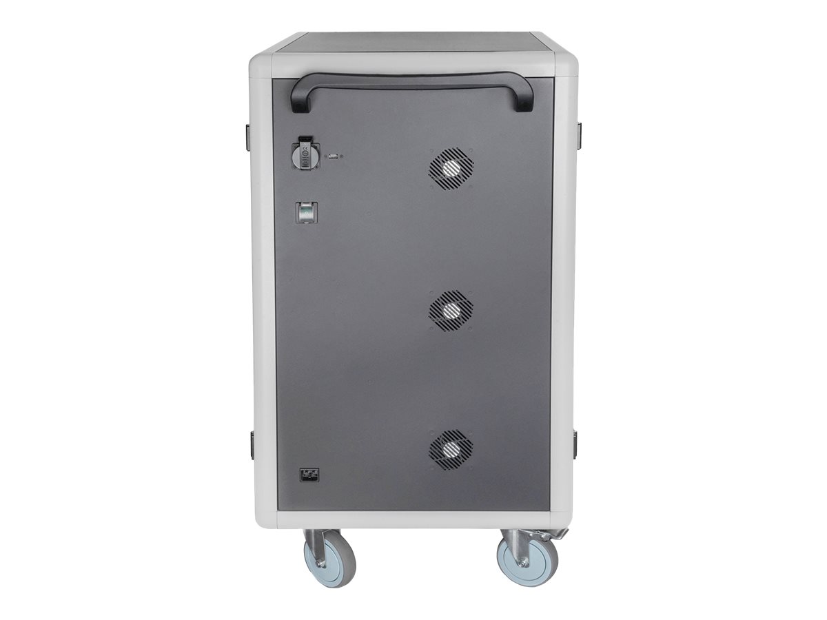 DIGITUS Mobiler Ladeschrank für 30 Notebooks  Tablets bis 16 Zoll, USB-A