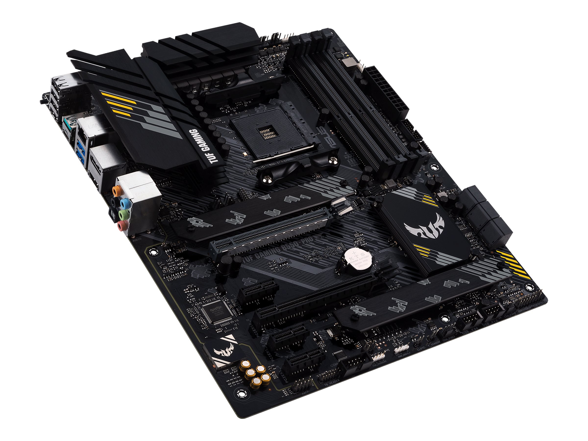 ASUS TUF GAMING B550-PRO - Motherboard - ATX - Socket AM4 - AMD B550 Chipsatz - USB-C Gen2, USB-C Gen1, USB 3.2 Gen 1, USB 3.2 Gen 2 - 2.5 Gigabit LAN - Onboard-Grafik (CPU erforderlich)