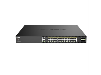 D-Link DXS-1250-28YPE Switch Smart Multi-Gigabit PoE++ 4 x 25G SFP28 - Switch - 10 Gbps