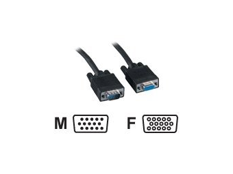 Equip 3+4 - VGA-Verlängerungskabel - HD-15 (VGA)