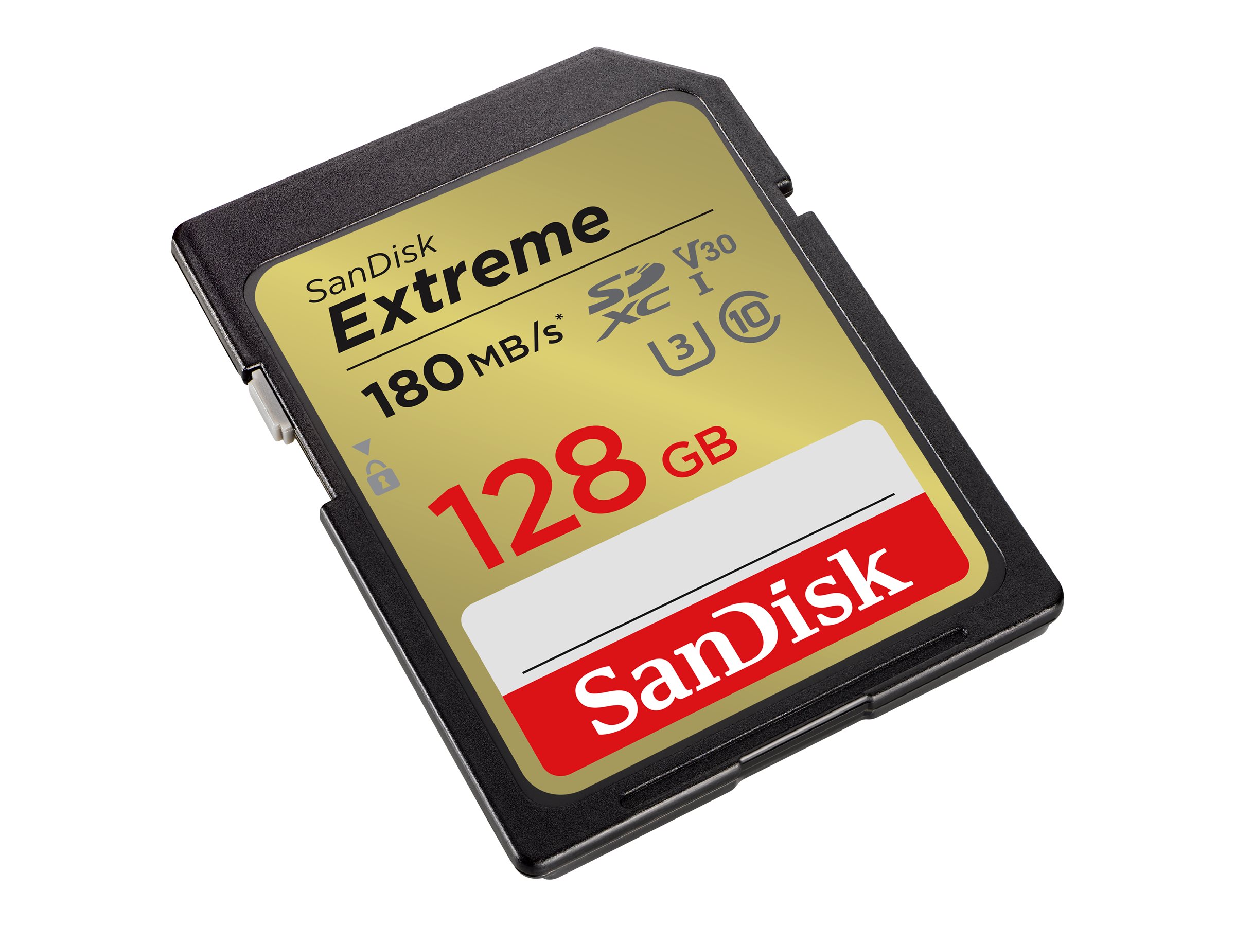 SanDisk Flash-Speicherkarte - 128 GB - Video Class V30  UHS-I U3  Class10
