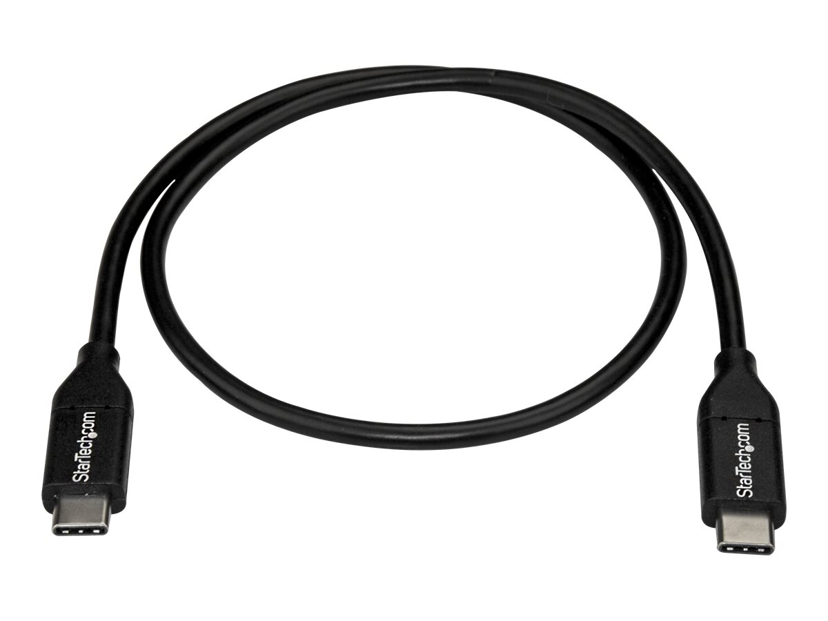 StarTech.com USB-C Kabel - StSt - 05m - USB 2.0 - USB-C Ladekabel - USB 2.0 Typ-C - Kurzes USB C Kabel - USB-Kabel - USB-C (M)