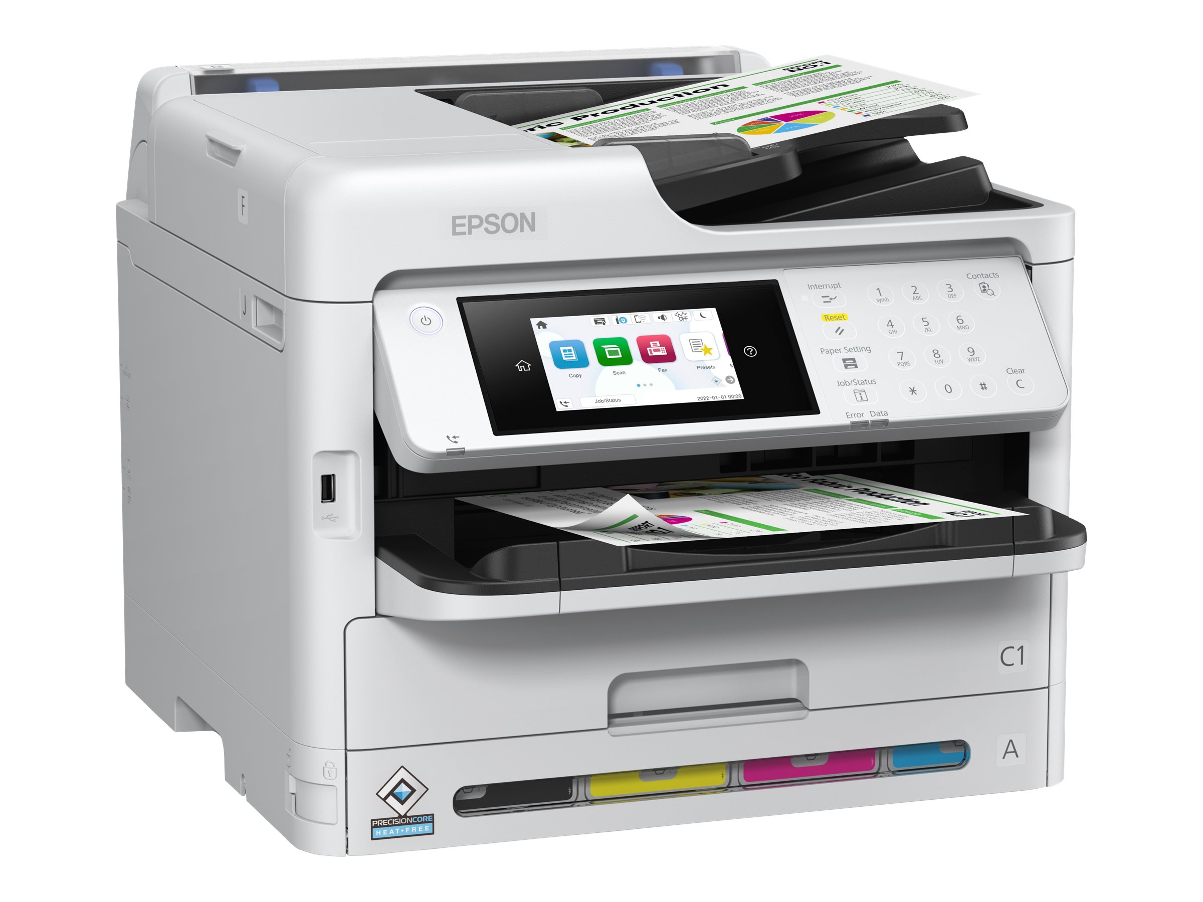 Epson WorkForce Pro WF-C5890DWF - Multifunktionsdrucker - Farbe - Tintenstrahl - A4Legal (Medien)