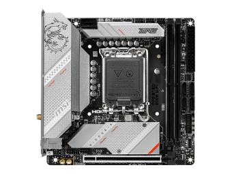 MSI MPG B760I EDGE WIFI - Motherboard - Mini-ITX - LGA1700-Sockel - B760 Chipsatz - USB 3.2 Gen 2, USB 3.2 Gen 1, USB-C 3.2 Gen2 - 2.5 Gigabit LAN, Wi-Fi 6E, Bluetooth - Onboard-Grafik (CPU erforderlich)