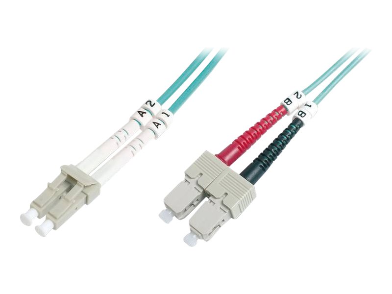 DIGITUS LWL Multimode Patchkabel, OM4, LC  SC