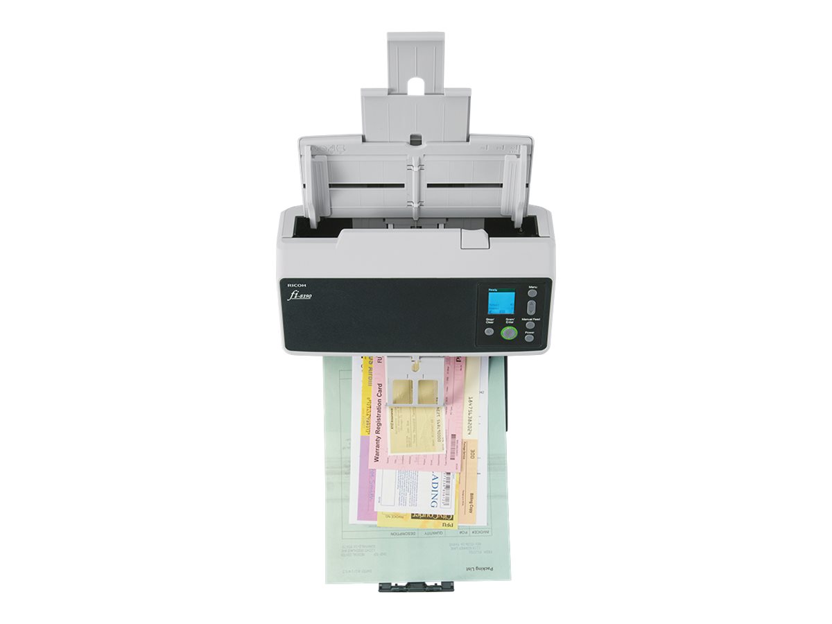 Fsas Technologies Ricoh fi-8190 - Dokumentenscanner - Dual CIS - Duplex - 216 x 355.6 mm - 600 dpi x 600 dpi - bis zu 90 SeitenMin. (einfarbig)