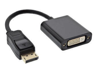 InLine DisplayPort Adapterkabel - DisplayPort Stecker auf DVI-D 24+5 Buchse
