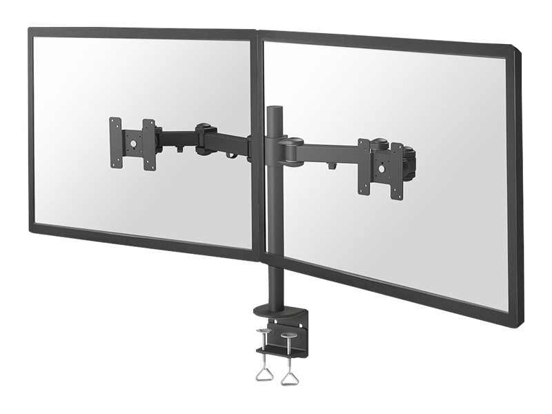 Neomounts FPMA-D960D - Befestigungskit - Voll beweglich - für 2 LCD-Displays - Schwarz - Bildschirmgröße 25.4-68.6 cm (10"-27")