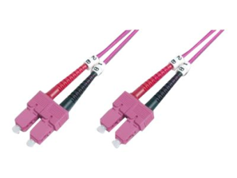 DIGITUS LWL Multimode Patchkabel, OM4, SC  SC