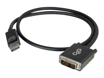 C2G 3m DisplayPort to Single Link DVI-D Adapter Cable MM - DP to DVI - Black - DisplayPort-Kabel - Single Link - DisplayPort (M)