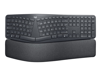 Logitech ERGO K860 - Tastatur - kabellos - 2.4 GHz, Bluetooth 5.0
