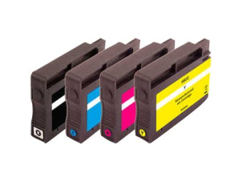 Peach Combi-Pack H932H933 - 4er-Pack - Schwarz, Gelb, Cyan, Magenta - kompatibel - wiederaufbereitet - Tintenpatrone (Alternative zu HP 932, HP 933)