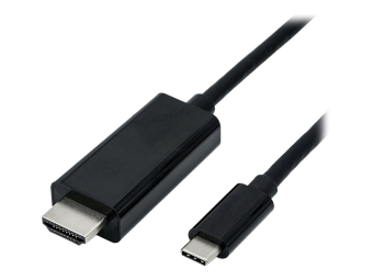 ROLINE Video-  Audiokabel - HDMI männlich zu 24 pin USB-C männlich