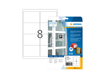HERMA Wetterfeste Impraegn.Etik.A4 99.1x67.7 - Spezial-Papier - A4
