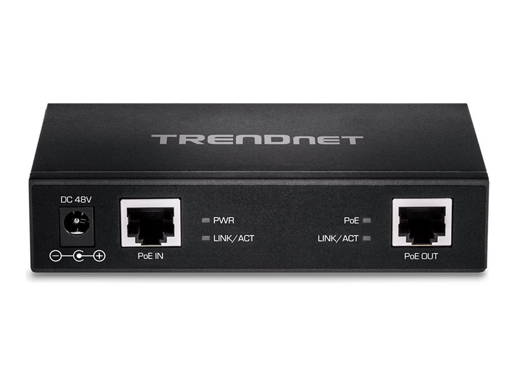 TRENDnet TPE-E110 - Repeater - 1GbE - 10Base-T, 100Base-TX, 1000Base-T