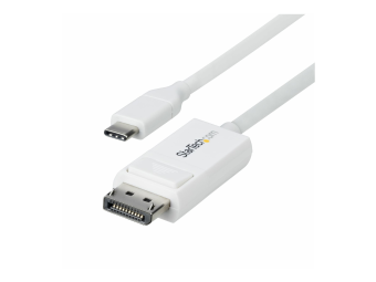 StarTech.com 6.6ft (2m) USB C to DisplayPort 1.2 Cable, Bidirectional - DisplayPort-Kabel - 24 pin USB-C (M)