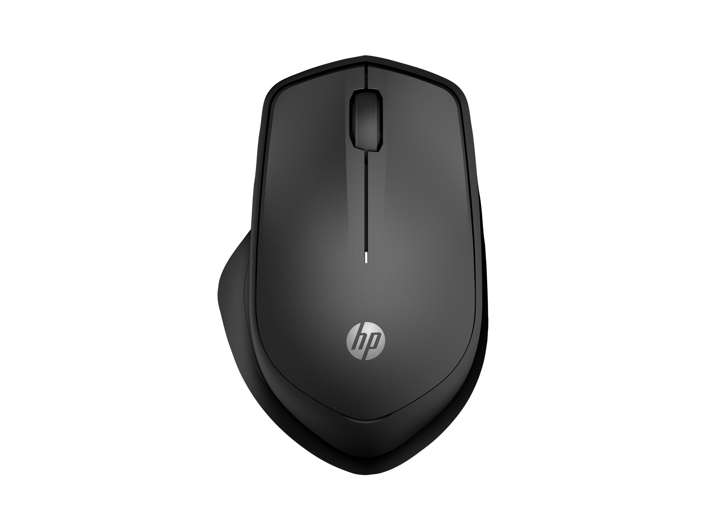 HP 285 Silent - Maus - ergonomisch - optisch - kabellos - 2.4 GHz - kabelloser Empfänger (USB)
