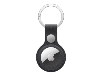 Apple Tasche für Airtag - stainless steel, Microtwill