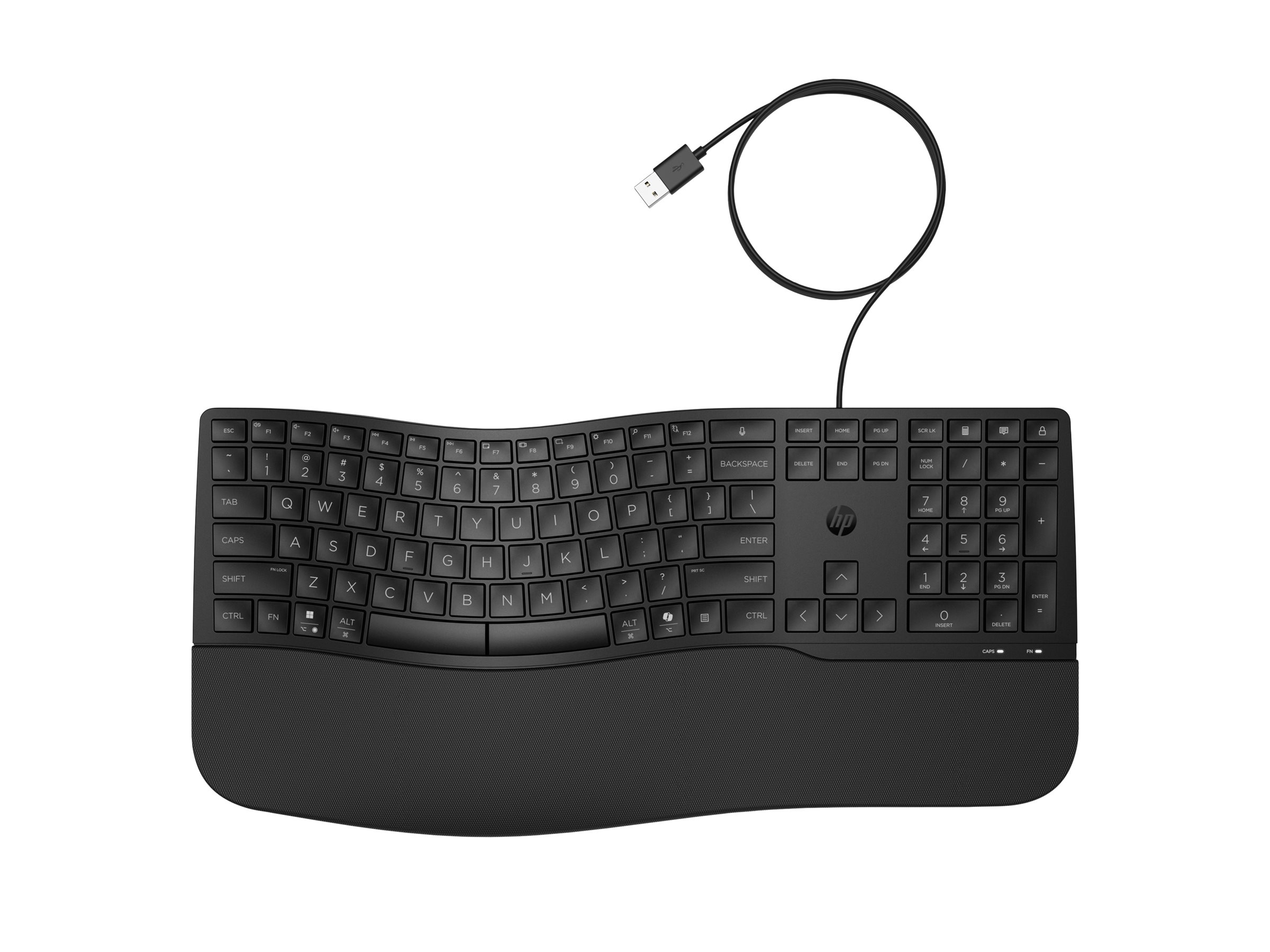 HP 485 Comfort - Tastatur - mehrere Geräte, 23 programmierbare Tasten, 3-Zonen-Layout