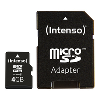 Intenso Class 10 - Flash-Speicherkarte (microSDHCSD-Adapter inbegriffen)