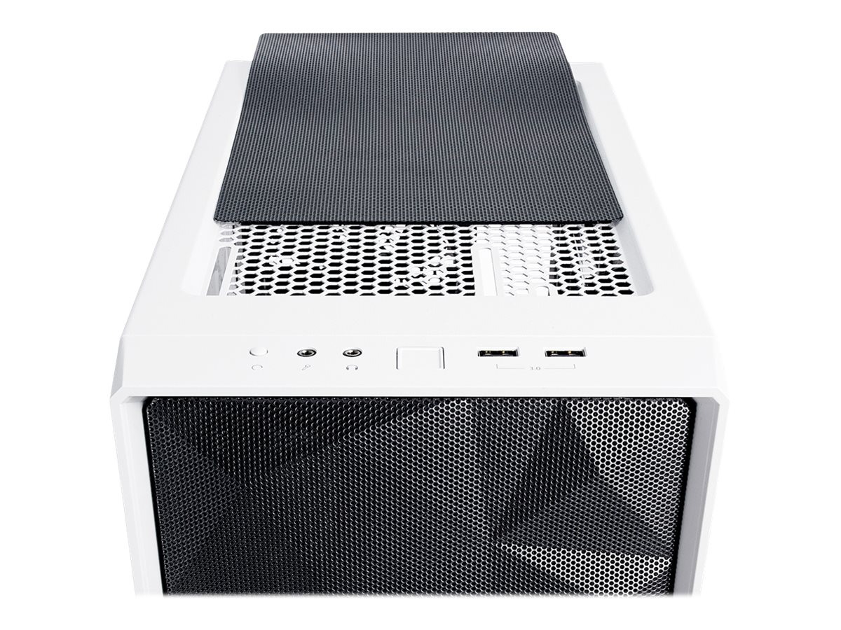 Fractal Design Meshify C White - TG - Tower - ATX - Seitenteil mit Fenster (gehärtetes Glas)