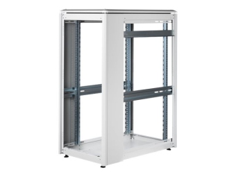 DIGITUS Professional Unique DN-31103 - Schrank Netzwerkschrank - Hellgrau RAL 7035 - 26U - 48.3 cm (19)