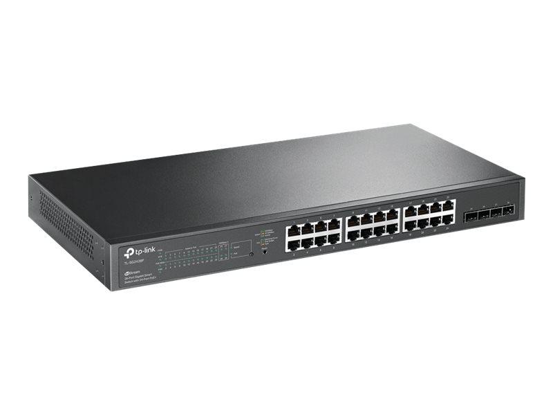 TP-LINK JetStream TL-SG2428P - Switch - Smart - 24 x 101001000 (PoE+)