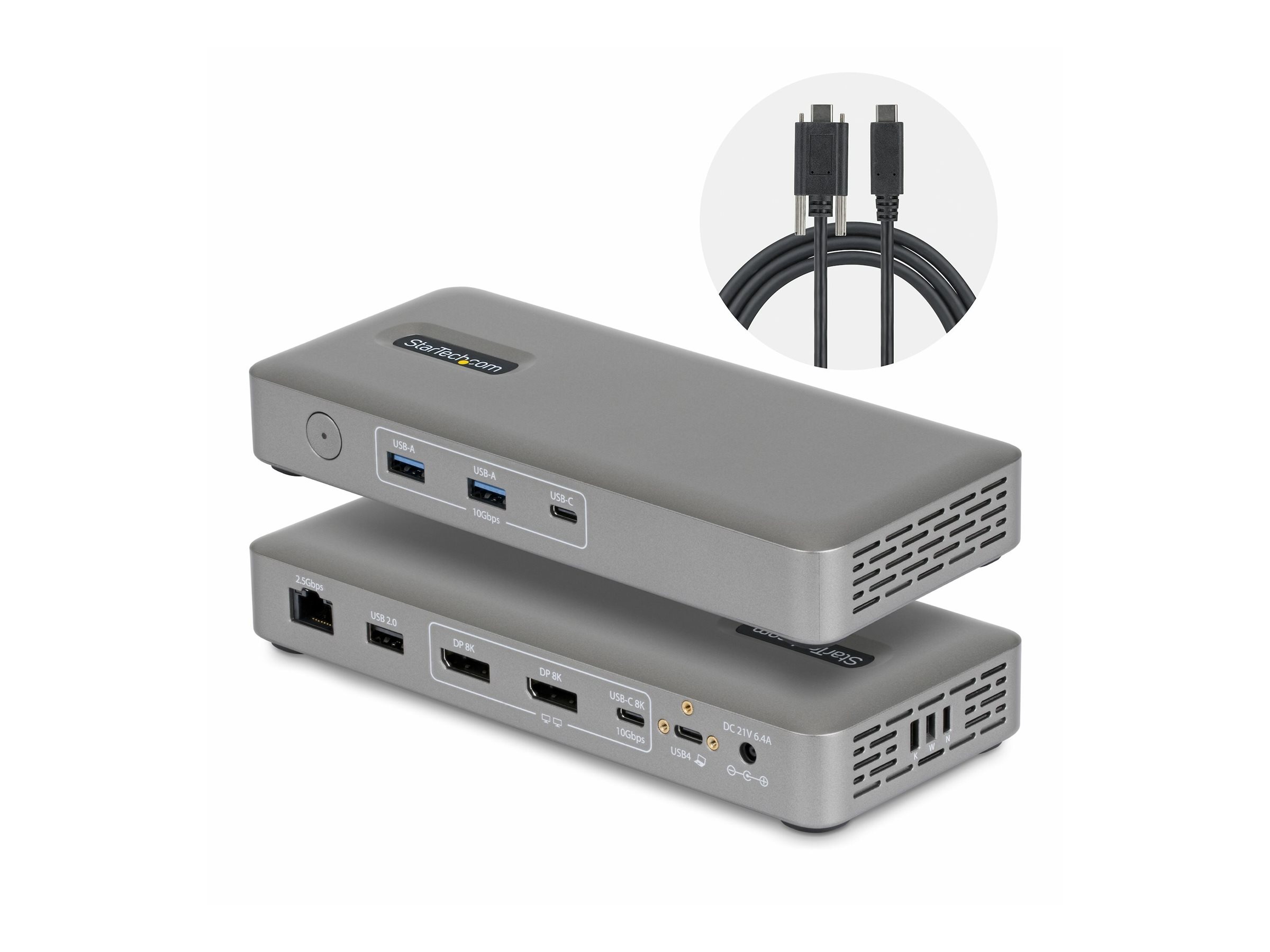 StarTech.com Startech - Dockingstation - USB4  Thunderbolt 4  Thunderbolt 5