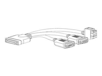Cisco Video-USB-serielles Kabel - USB, DB-9, HD-15 (VGA)