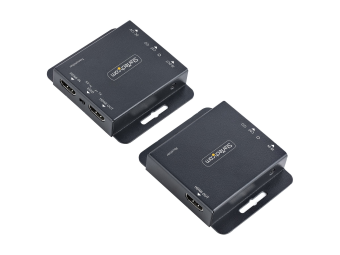 StarTech.com HDMI Ethernet Extender über CAT6CAT5 4K 30Hz40 m oder 1080p70 m HDMI over EthernetIP Extender HDMI Lan Transmitter und Receiver Kit HDMI Verlängerung IR (EXTEND-HDMI-4K40C6P1)