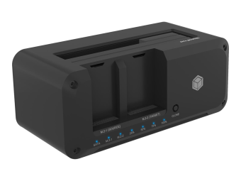 ICY BOX IB-2924MSCL-C31 - HDD  SSD Dockingstation - Klonfunktion Schächte 3 - 25  35 gemeinsam genutzt M.2 (64 cm89 cm gemeinsam genutzt)