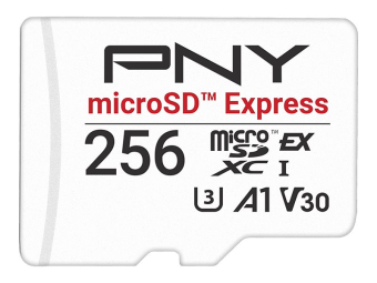 PNY Flash-Speicherkarte - 256 GB - A1  Video Class V30  UHS-I U3  Class10