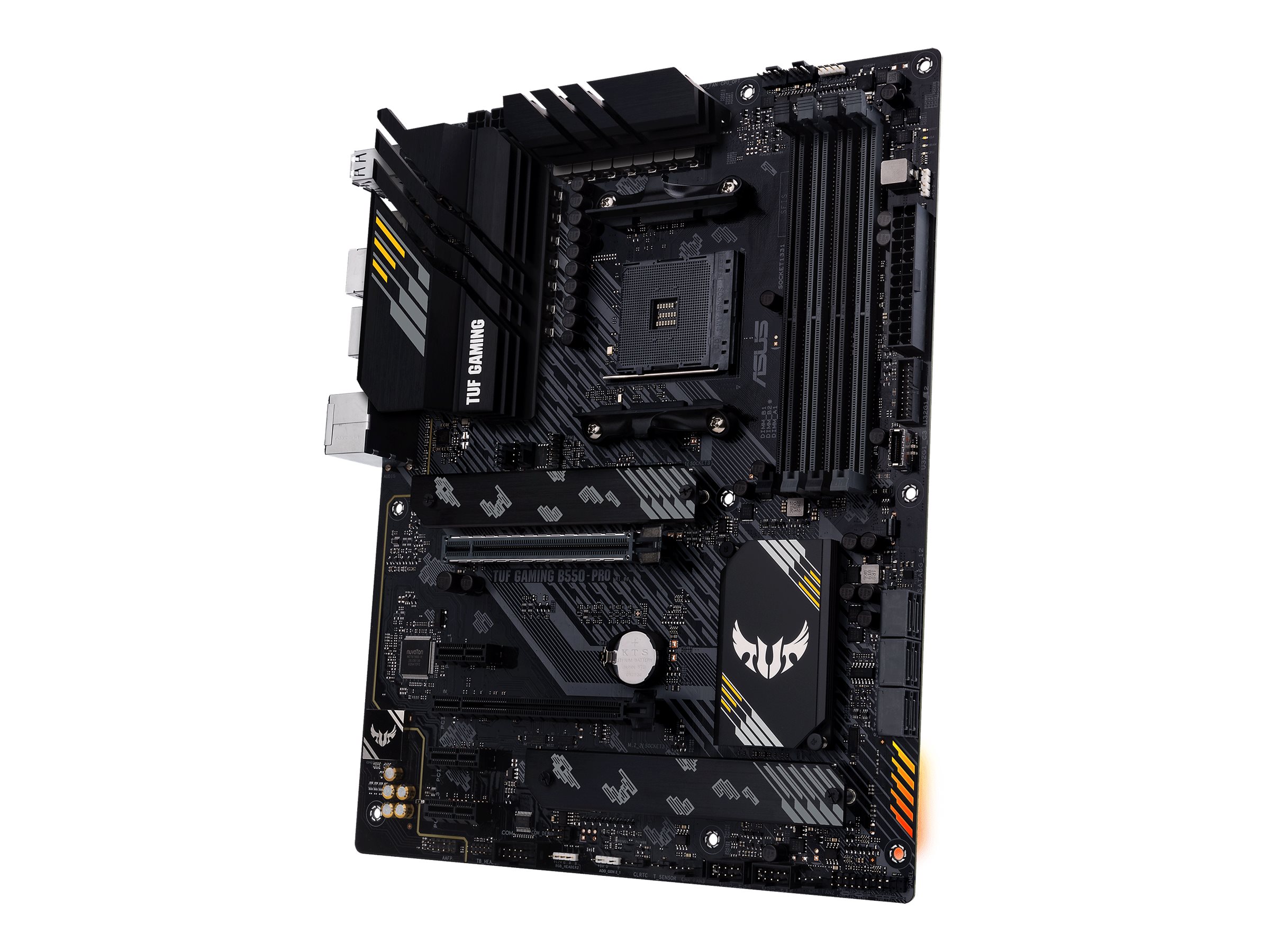 ASUS TUF GAMING B550-PRO - Motherboard - ATX - Socket AM4 - AMD B550 Chipsatz - USB-C Gen2, USB-C Gen1, USB 3.2 Gen 1, USB 3.2 Gen 2 - 2.5 Gigabit LAN - Onboard-Grafik (CPU erforderlich)