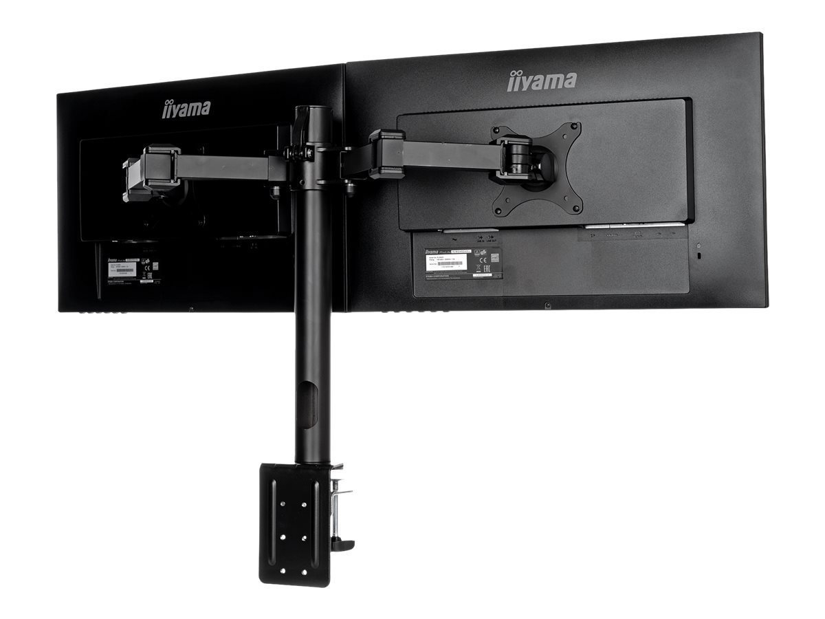 Iiyama DS1002C-B1 - Befestigungskit - für 2 Monitore (einstellbarer Arm)