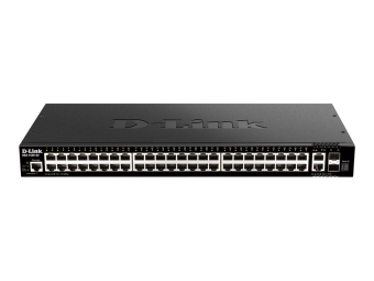 D-Link DGS 1520-52 - Switch - L3 - Smart - 48 x 101001000 + 2 x 10 Gigabit Ethernet + 2 x 10 Gigabit SFP+