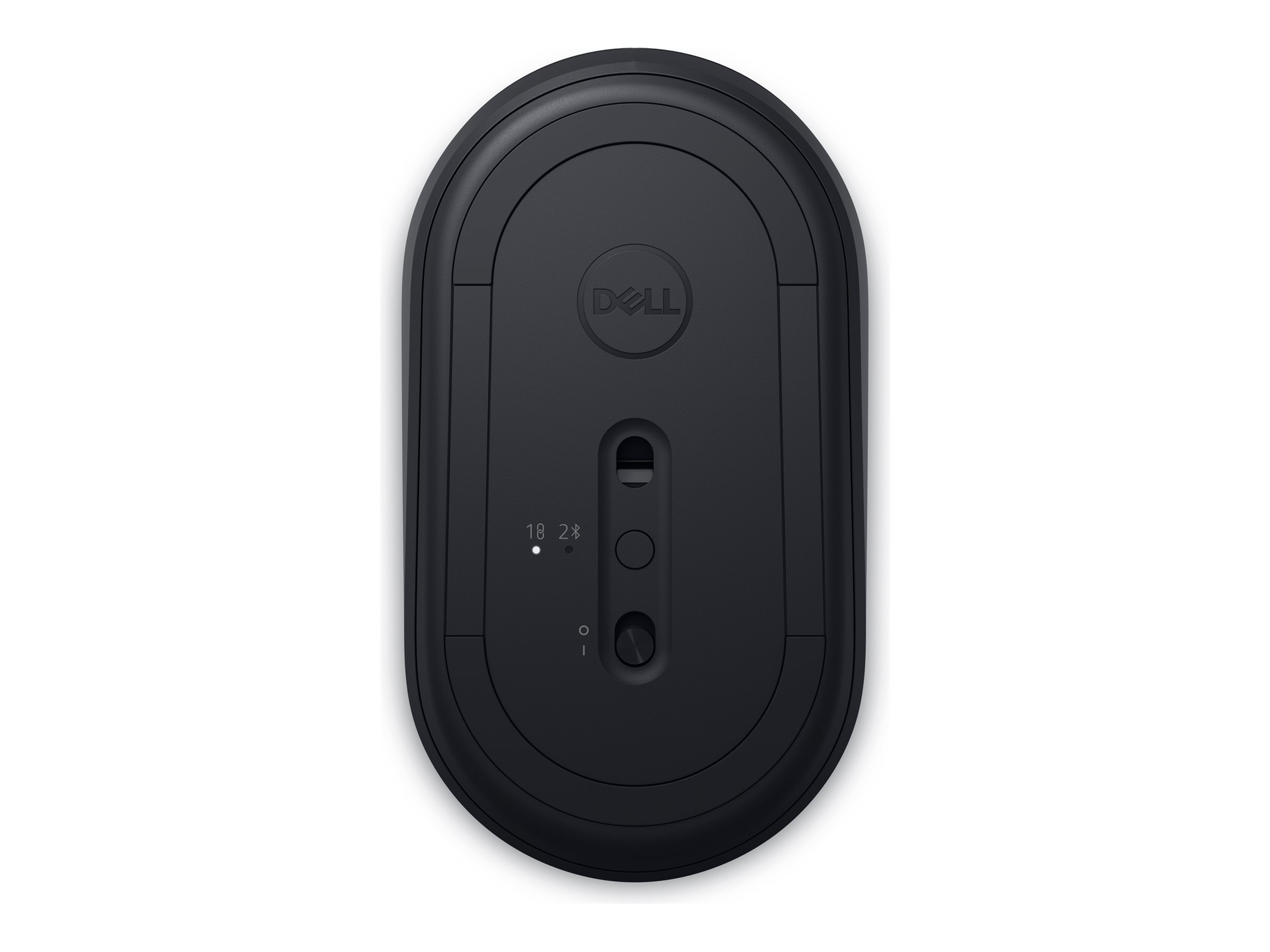 Dell Silent Mouse MS355 - Maus - rechts- und linkshändig - optische LED - 3 Tasten - kabellos - 2.4 GHz, Bluetooth 5.1 LE - kabelloser Empfänger (USB)