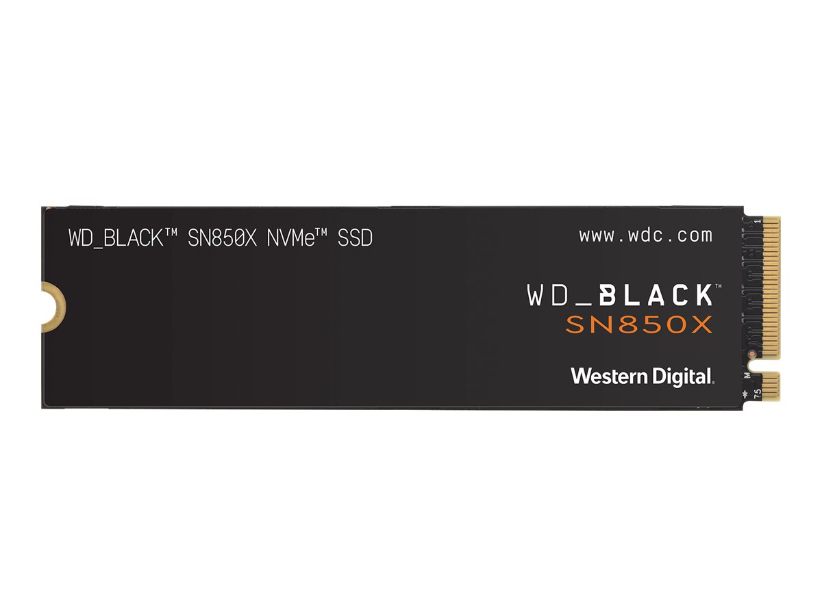 WD_BLACK SN850X NVMe SSD WDS400T2X0E - SSD - 4 TB - intern - M.2 2280 - PCIe 4.0 x4 (NVMe)