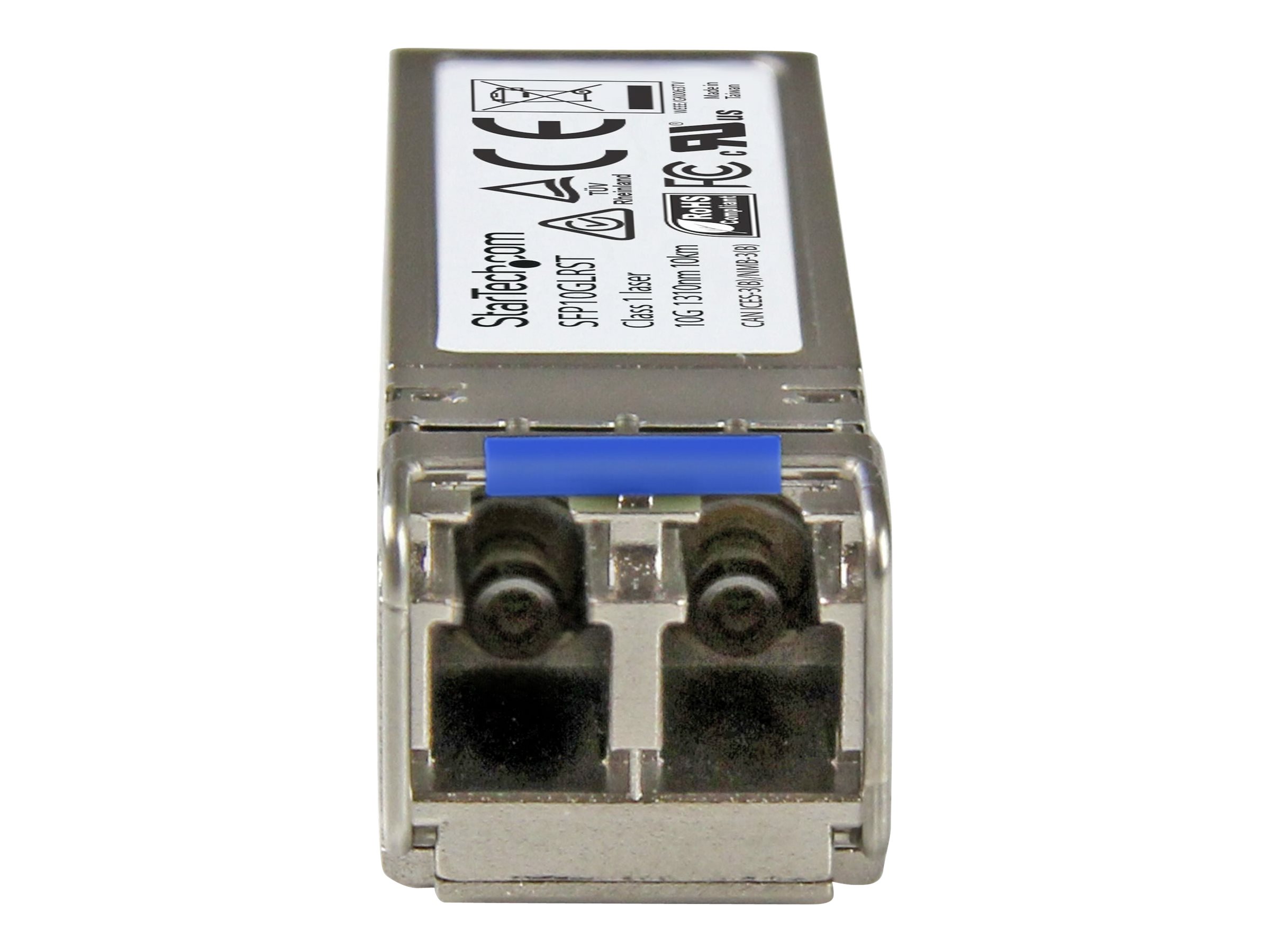 StarTech.com 10 Gigabit LWL SFP+ Transceiver Module - Cisco SFP-10G-LR kompatibel - SM LC 10 km - Mini GBIC mit DDM - 10GBase-LR SFP+ - SFP+-Transceiver-Modul (gleichwertig mit Cisco SFP-10G-LR)