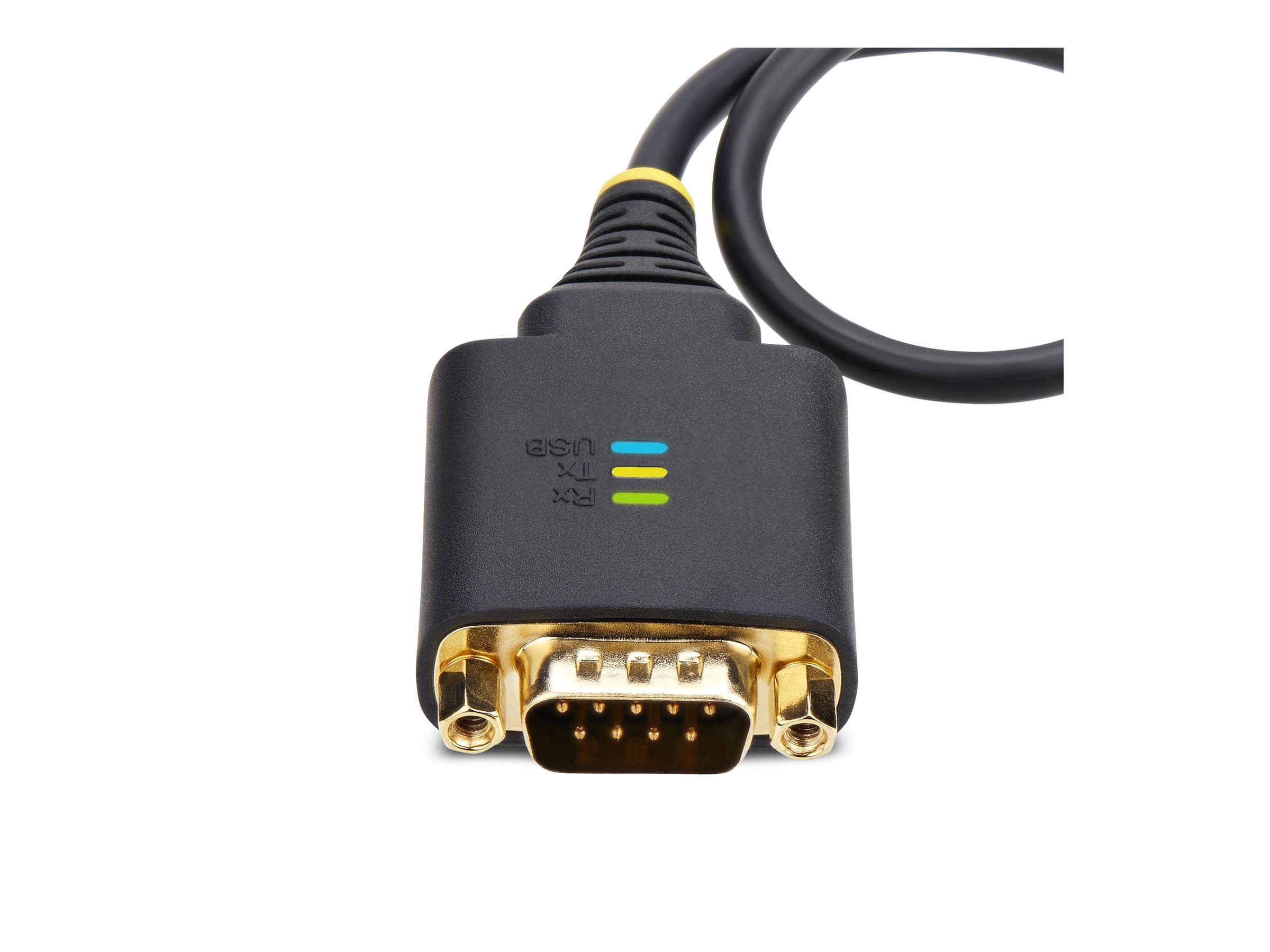 StarTech.com 1ft (30cm) USB to Serial Adapter Cable, COM Retention, RS232 - Kabel USB  seriell - USB (M)