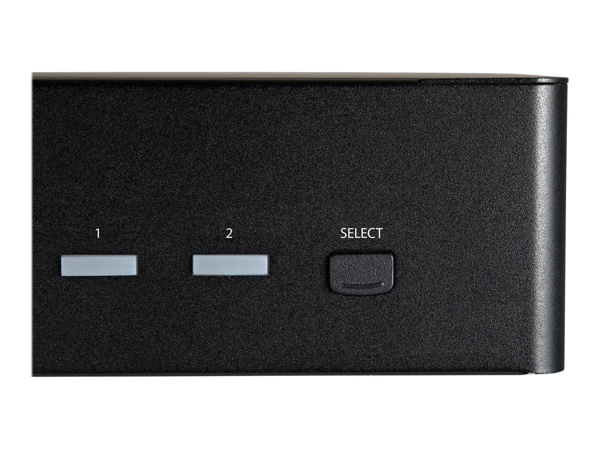 StarTech.com 2-Port Dual Monitor HDMI KVM-Switch - 4K 60Hz UHD HDR - Desktop 4K HDMI 2.0 KVM-Switch mit 2-Port USB 3.0 Hub (5 Gbits)