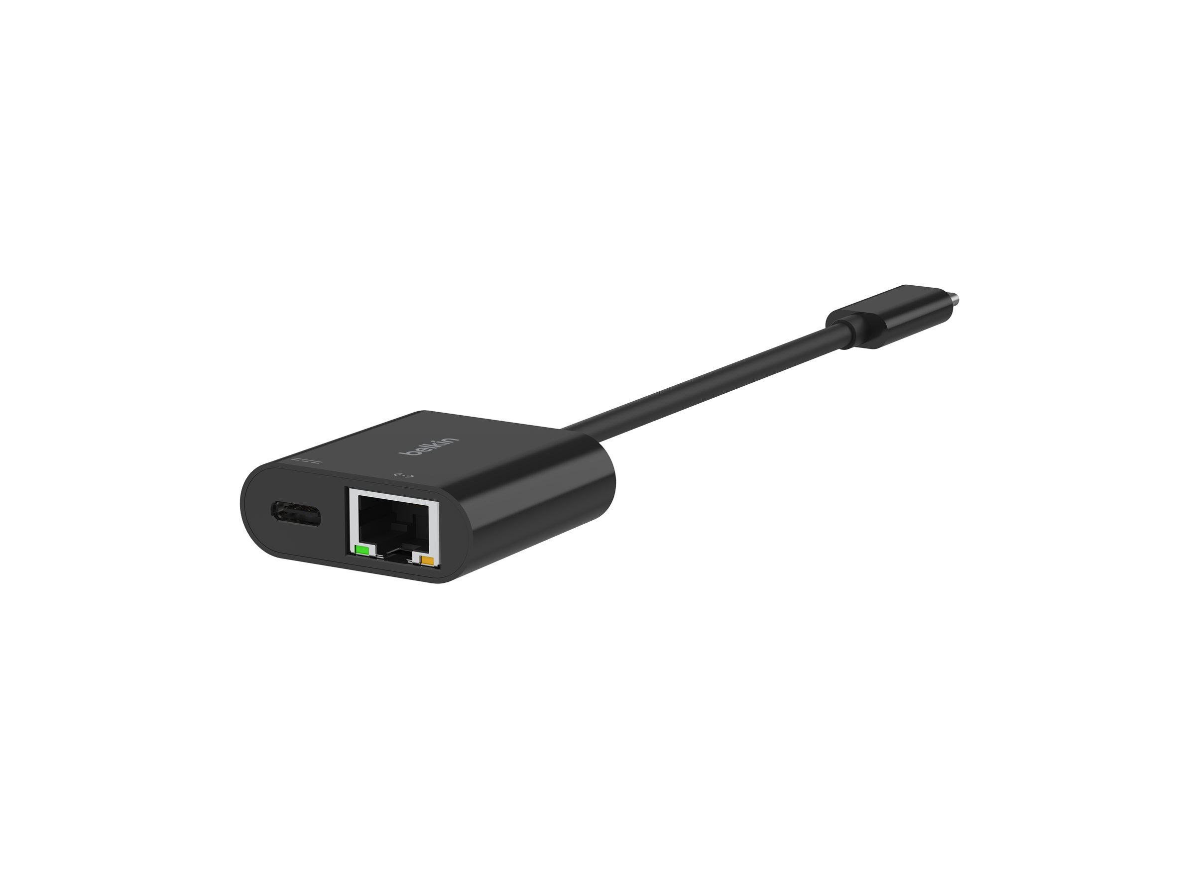 Belkin Netzwerkadapter - USB-C - Gigabit Ethernet x 1 + USB-C (nur Strom)