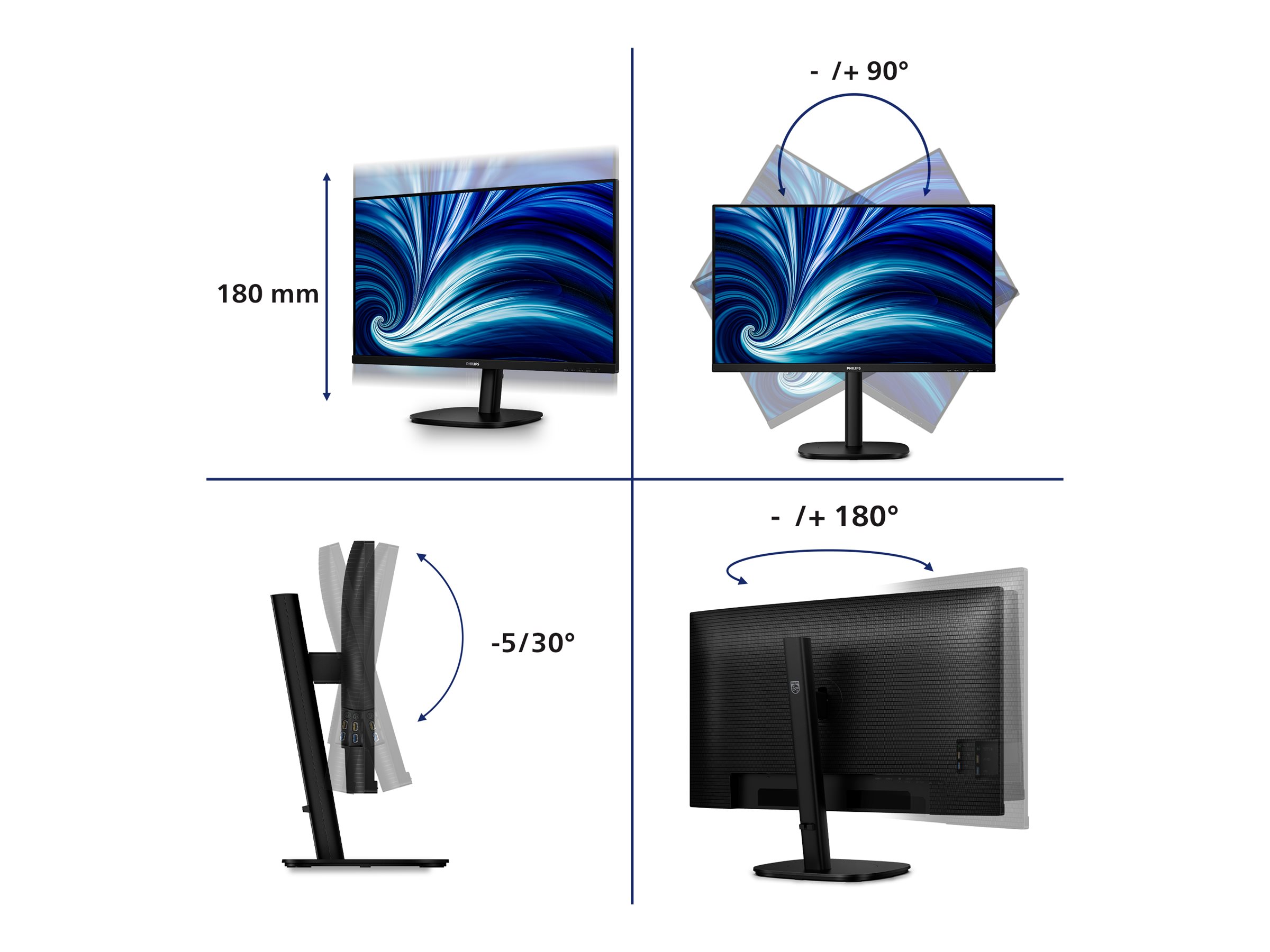 Philips 32B2N3500 - 3000 Series - LED-Monitor - 81.3 cm (32")