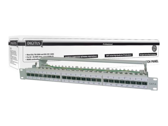DIGITUS CAT 6A Klasse EA Patch Panel geschirmt