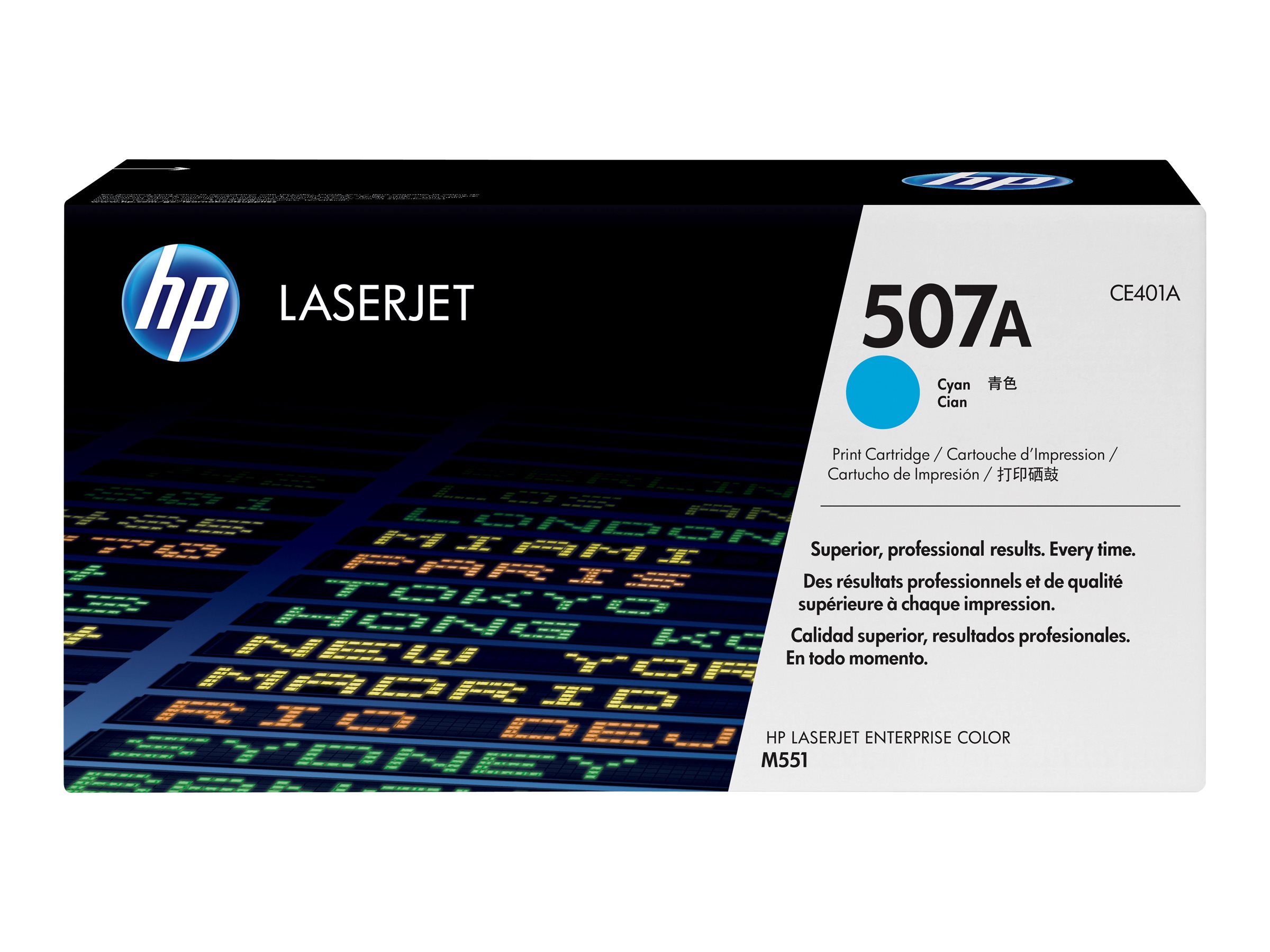 HP 507A - Cyan - original - LaserJet - Tonerpatrone (CE401A)